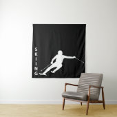 Skiing Wandkleed (In situ)