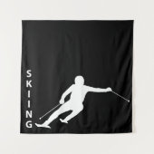 Skiing Wandkleed (Voorkant)