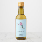 Skiing Wijn Etiket (Voorkant)