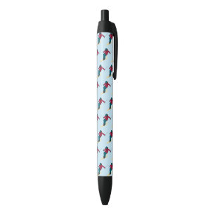 Skiing Zwarte Inkt Pen