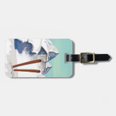 Skiingbergen Bagagelabel (Voorkant horizontaal)