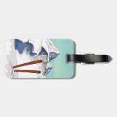 Skiingbergen Bagagelabel (Achterkant horizontaal)