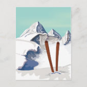 Skiingbergen Briefkaart (Voorkant)