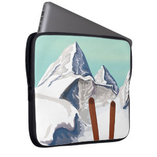 Skiingbergen Laptop Sleeve