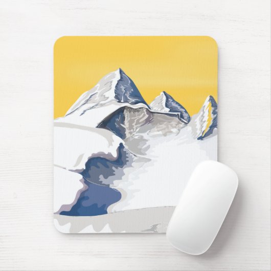 Skiingbergen Muismat (Met muis)