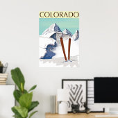 Skiingbergen Poster (Thuiskantoor)