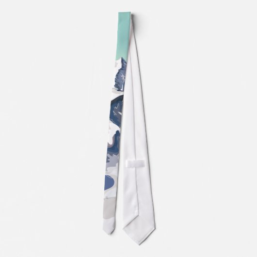 Skiingbergen Stropdas (Achterkant)