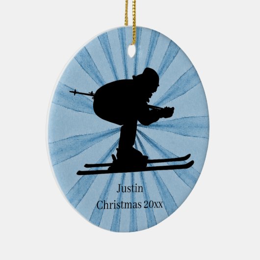 Skiingnaam Keramisch Ornament (Rechts)