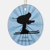 Skiingnaam Keramisch Ornament (Links)