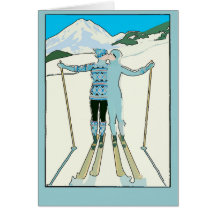 Skiingpaar