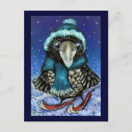 Skiingraven Briefkaart (Voorkant)