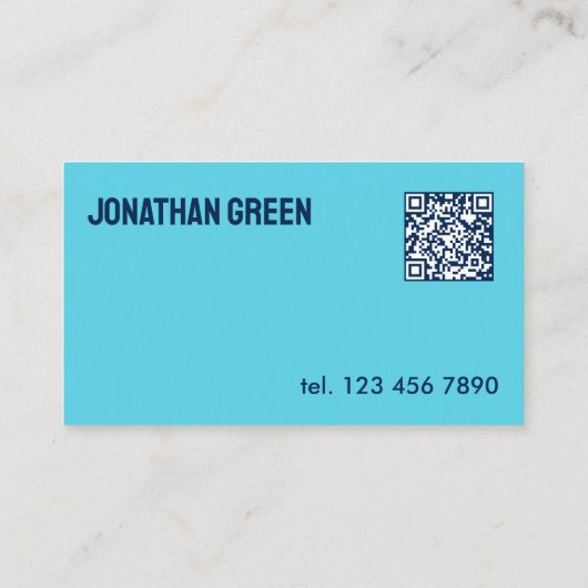 Skiinstructeur QR Visitekaartje (Achterkant)