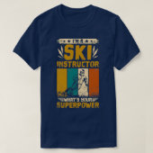  skiinstructeur t-shirt (Design voorkant)