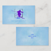 Skiinstructeur Visitekaartje (Voorkant / Achterkant)