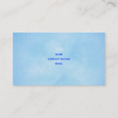 Skiinstructeur Visitekaartje (versie 2) (Achterkant)