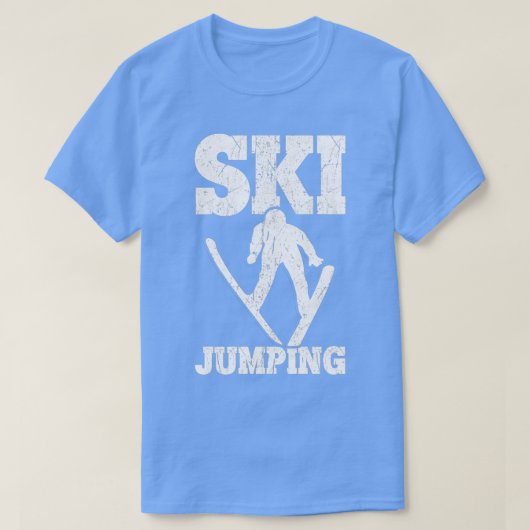 skijumpers voor skispringen t-shirt (Design voorkant)