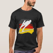 Skijumping Duitsland Skivliegen Skivakantie Skivak T-shirt (Voorkant)
