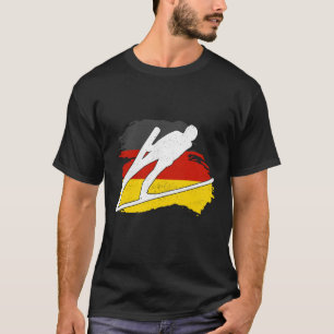 Skijumping Duitsland Skivliegen Skivakantie Skivak T-shirt