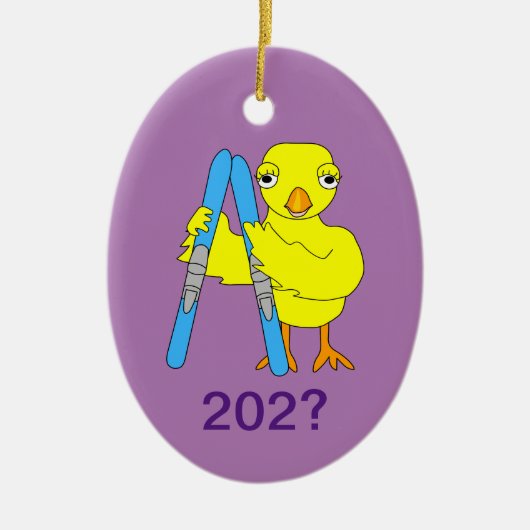 skikuiken keramisch ornament (Voorkant)