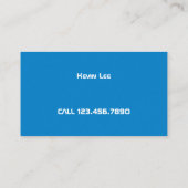 Skilessen Visitekaartje (Achterkant)