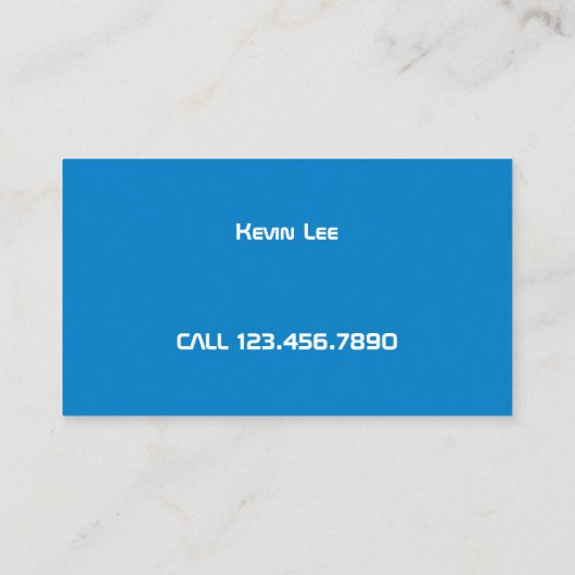 Skilessen Visitekaartje (Achterkant)