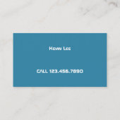 Skilessen Visitekaartje (Achterkant)