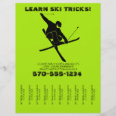 Skilessons Ski Tricks Tear Off Strips Flyer (Voorkant)