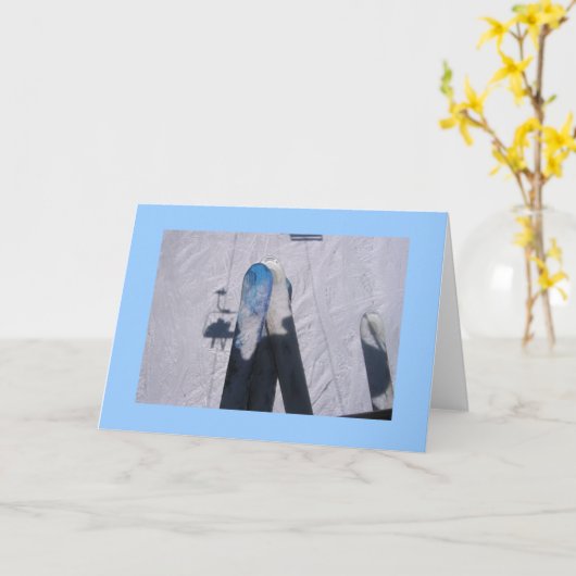 skiliefde kaart (Gele Bloem)