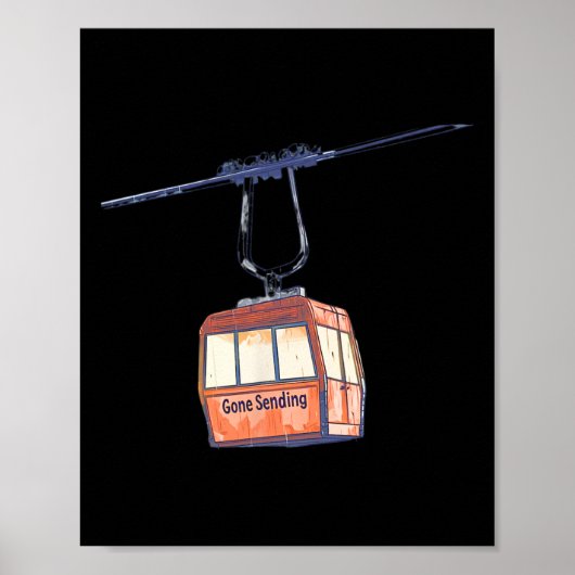  skilift - Snowboarden Gone Sending Poster (Voorkant)