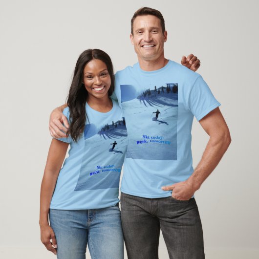 skilifvandaag, werk, shirt van morgen (Unisex)
