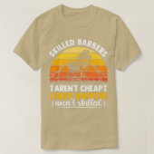Skill Barbers Arent Cheap Cheap Barbers Arent T-shirt (Design voorkant)