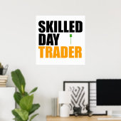 Skill Day Trader Poster (Thuiskantoor)