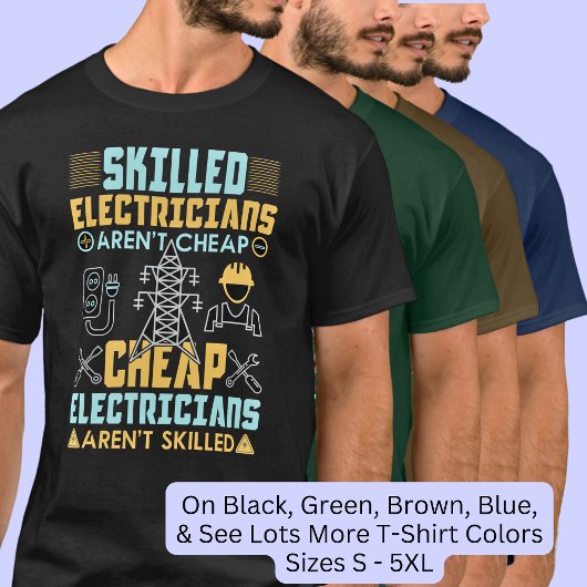 Skill Electricians zijn geen Cheap T-shirt