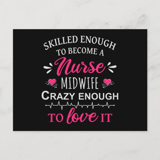 Skill genoeg om een verpleegster te worden briefkaart (Voorkant)