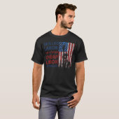 Skill Labor is geen goedkope Amerikaanse vlag op d T-shirt (Voorkant volledig)