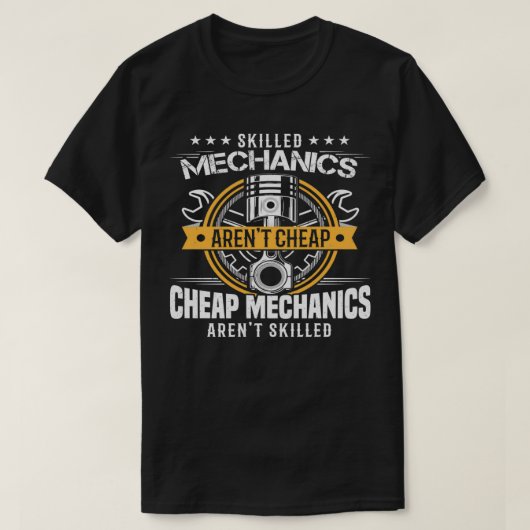 Skill Mechanics Arent Cheap T-shirt (Design voorkant)