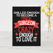 Skilled Enough To Become A Tree Surgeon Kaart (Gele Bloem)