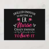 Skilled enough to become an ER nurse Briefkaart (Voorkant)