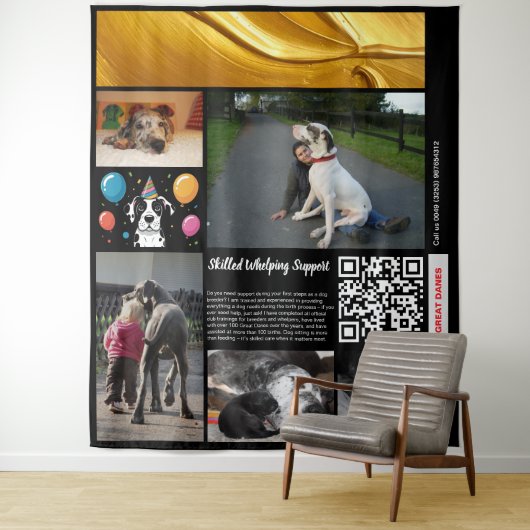 Skilled Whelping Support Wandkleed (In situ)