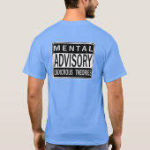 SKILLHAUSE - MENTAAL ADVISORY - LUDICROUS THEORIES T-SHIRT (Achterkant)