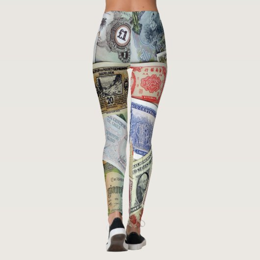 SKILLHAUSE - WERELDGELD LEGGINGS (Achterkant)