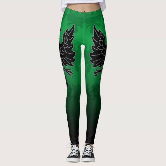 SKILLHAUSE - ZWARTE ELGF-FADE LEGGINGS (Voorkant)