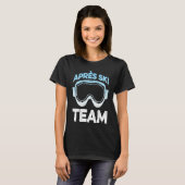 Skiloper van Aprés Ski Team T-shirt (Voorkant volledig)