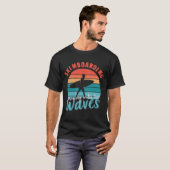 Skimboarden dansen met de golven t-shirt (Voorkant volledig)