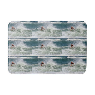 Skimboarding door Shirley Taylor Badmat