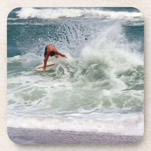 Skimboarding door Shirley Taylor Bier Onderzetter