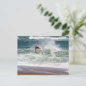 Skimboarding door Shirley Taylor Briefkaart (Staand voorkant)