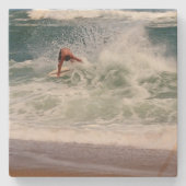 Skimboarding door Shirley Taylor Stenen Onderzetter (Voorkant)