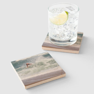 Skimboarding door Shirley Taylor Stenen Onderzetter