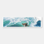 Skimboardsurfer Bumpersticker (Voorkant)